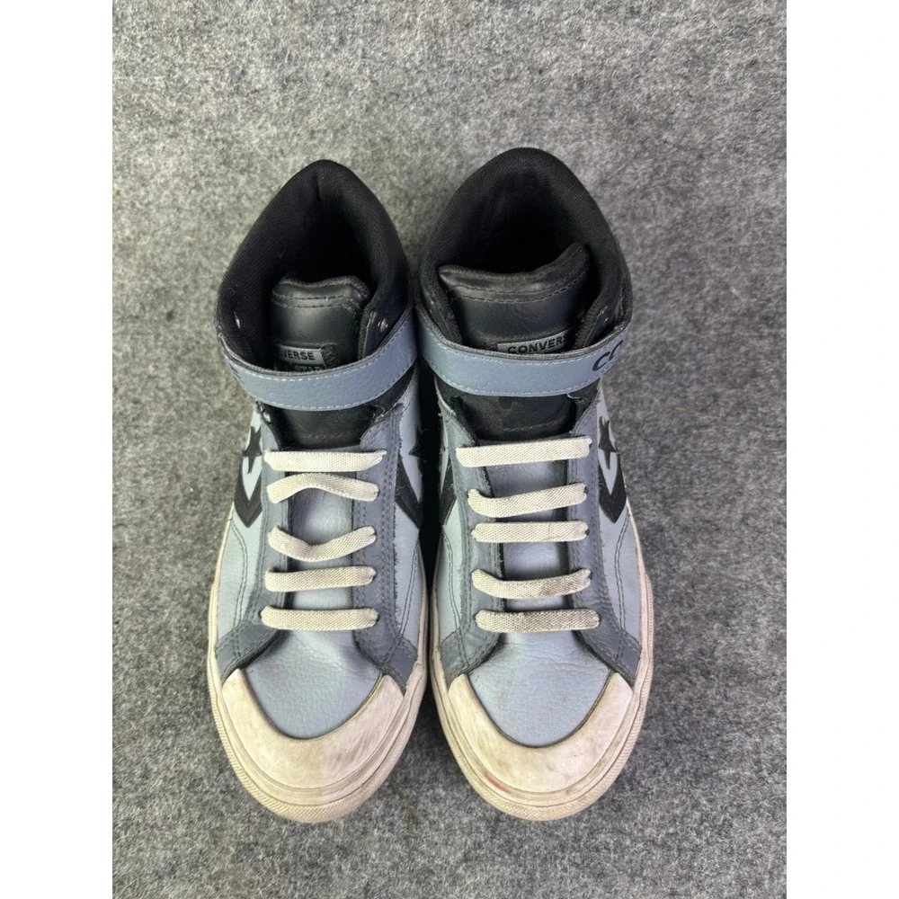 Converse Pro Blaze High‎ Top Sneakers Kids Size 5 Blue Black Leather A05708C